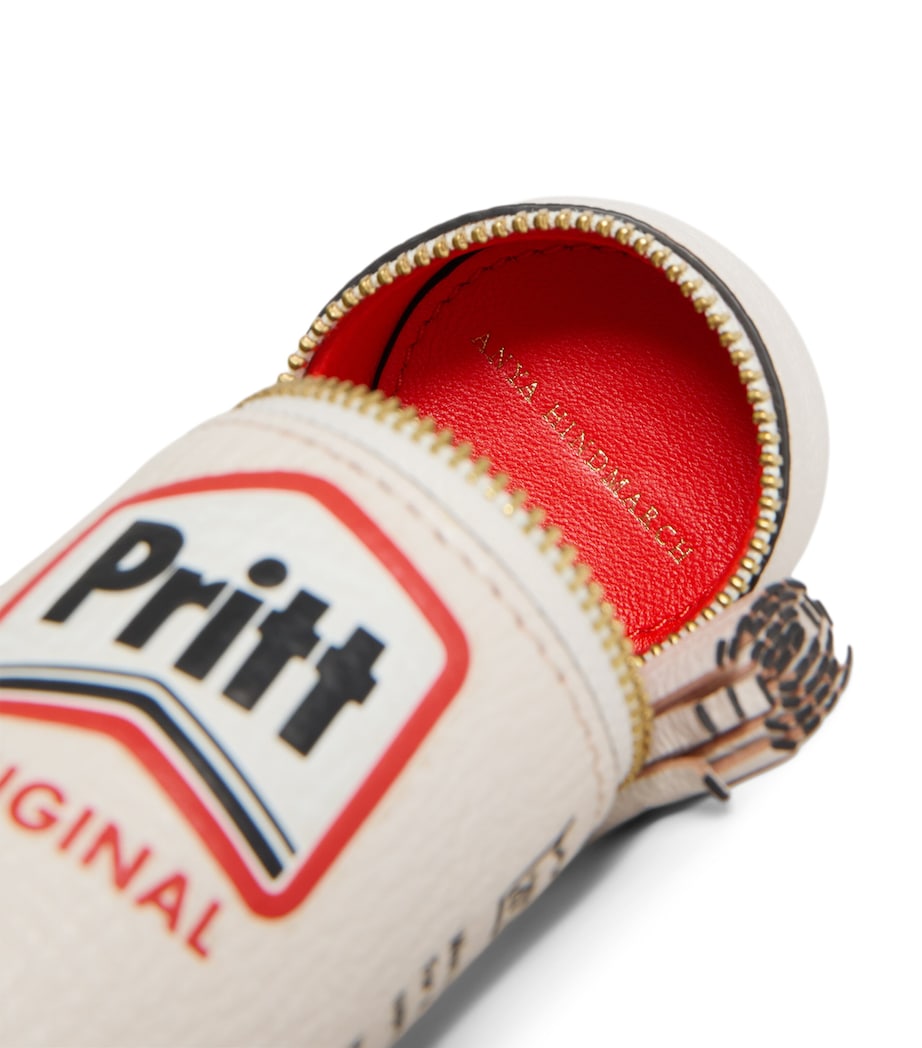 Leather Pritt Stick Pencil Case