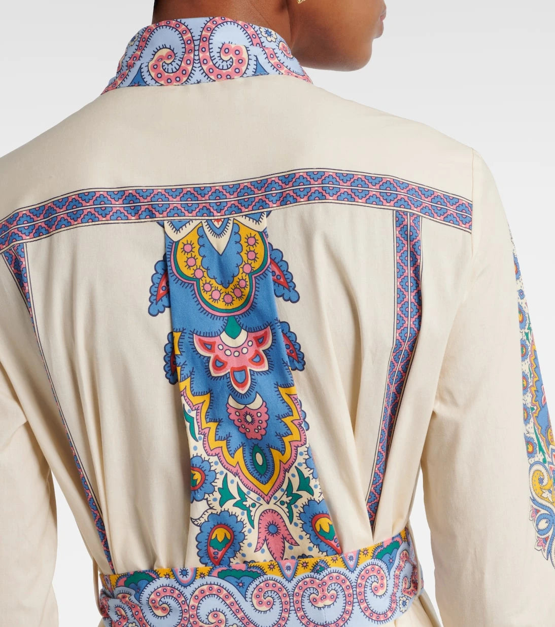 Etro - Printed cotton-blend shirt dress