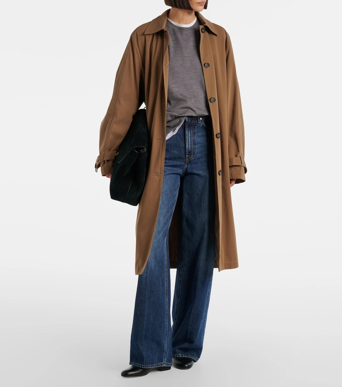 Toteme - Belted cotton trench coat