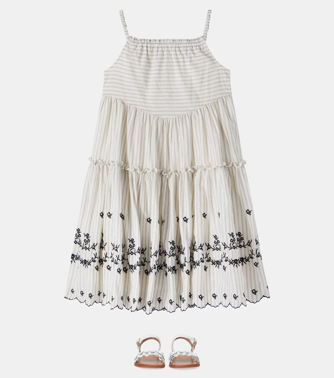 C'era Una Volta - Giulia striped cotton dress