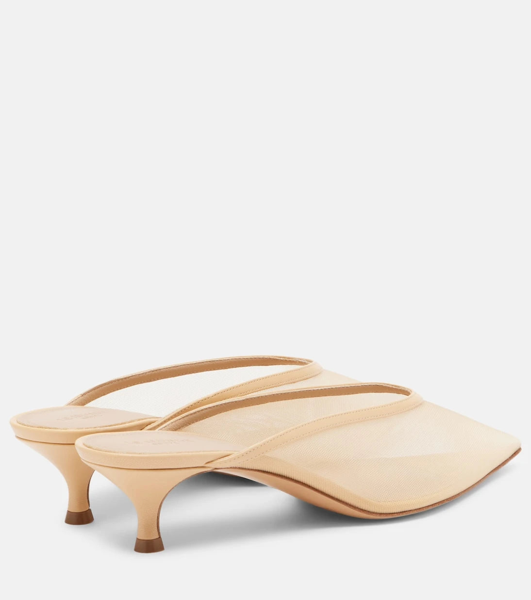 Le Monde Béryl - Venetian leather-trimmed mules