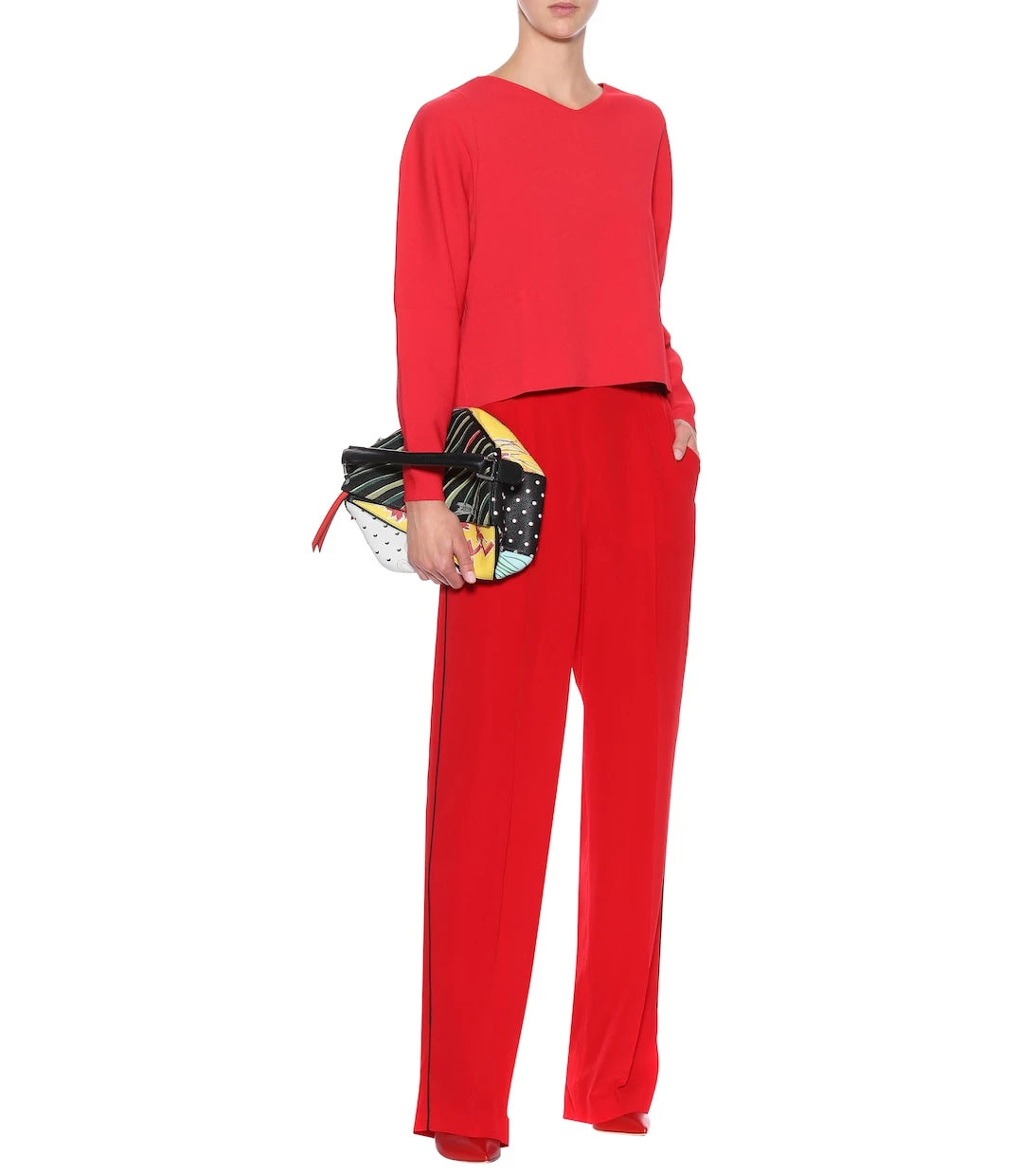 Stella McCartney - Oversized crêpe sweater