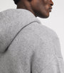 Johnstons Of Elgin Grey Cashmere Hoodie