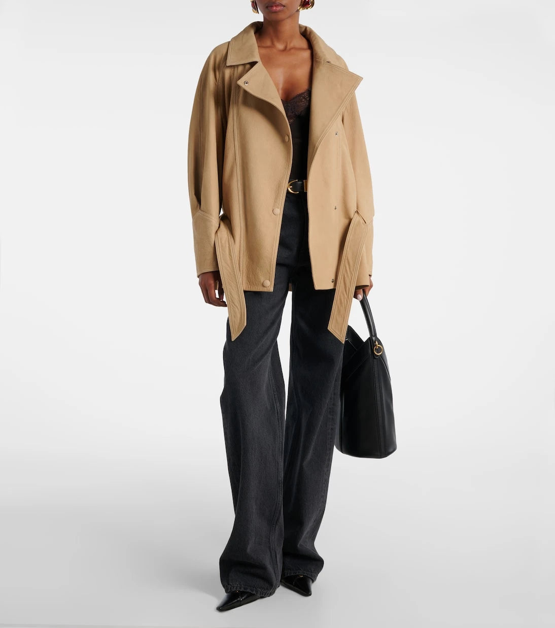 Nour Hammour - Buffy leather jacket