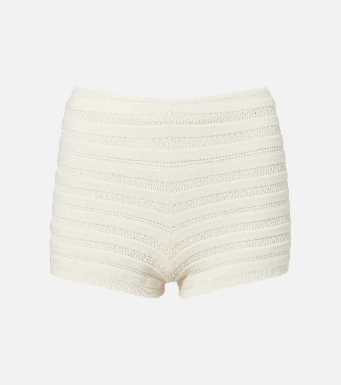 Faithfull - Duma pointelle cotton-blend shorts