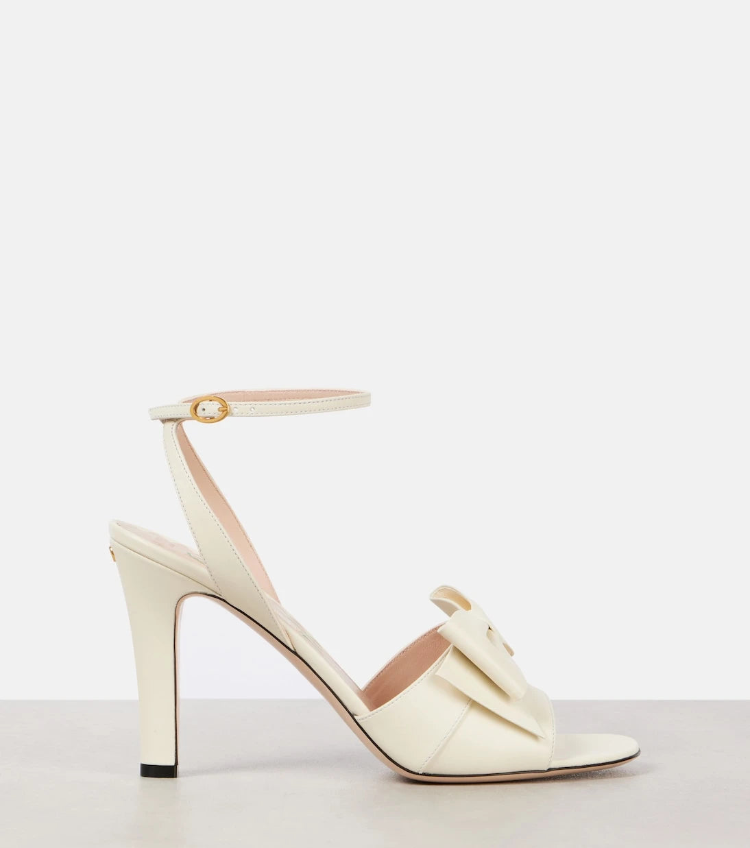 Valentino Garavani - Bow-detail leather sandals