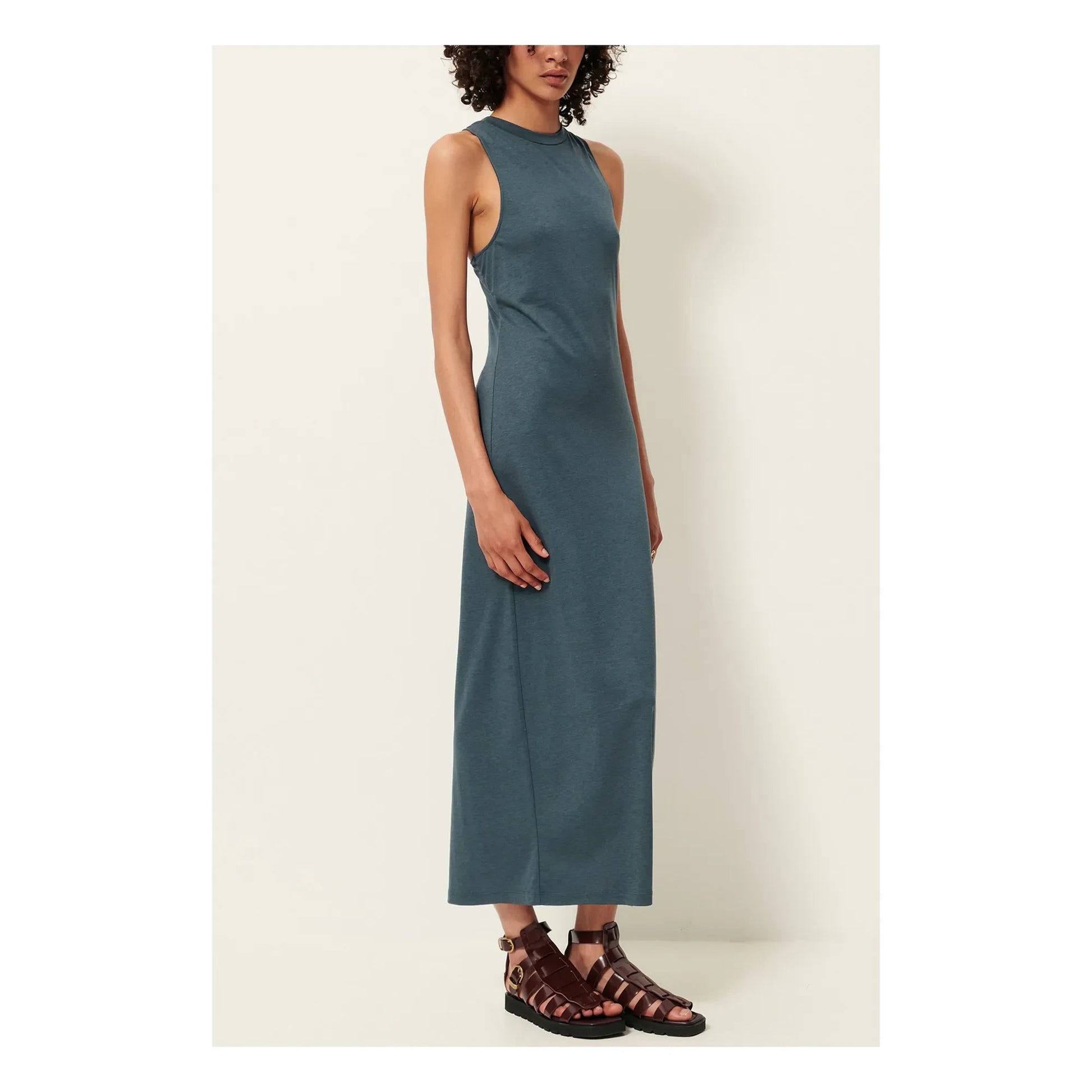 Sessùn - Danae dress | Grey blue