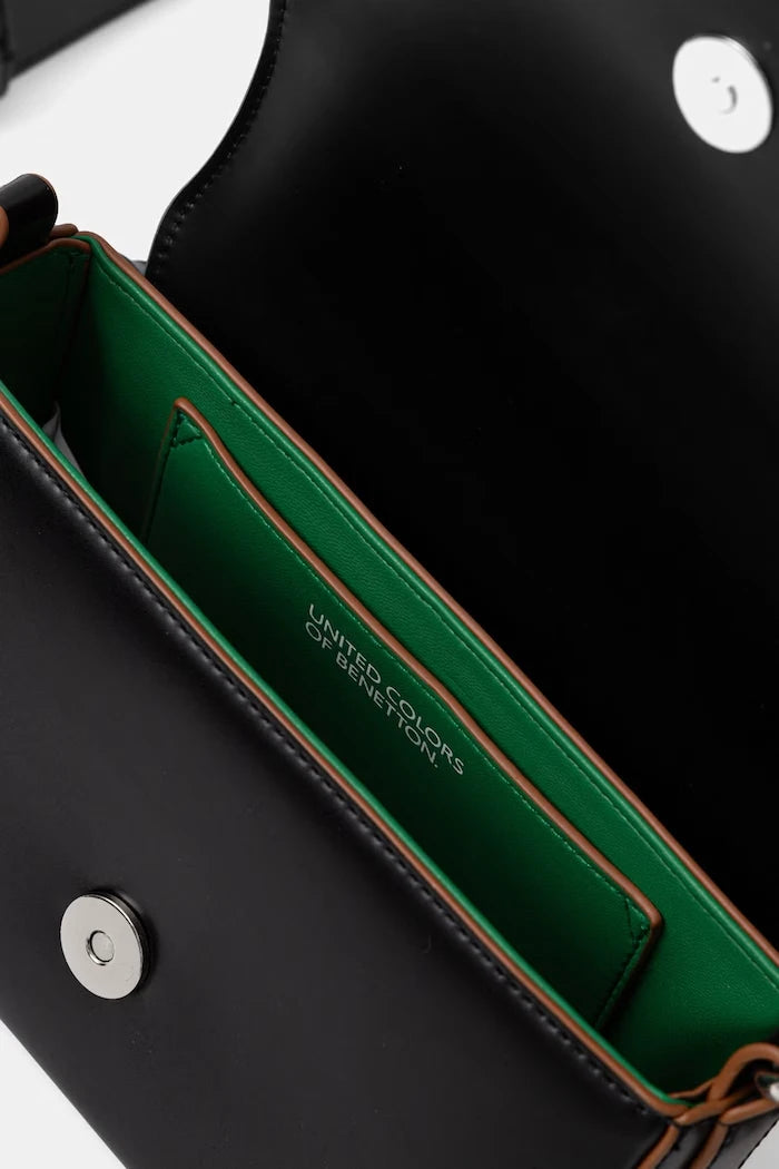 United Colors of Benetton kadın suni deri crossbody çanta