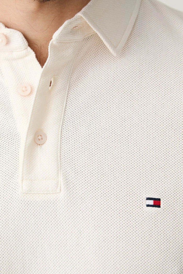 Tommy Hilfiger тениска с яка мъжка от памук