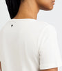 White Stretch-Cotton T-Shirt