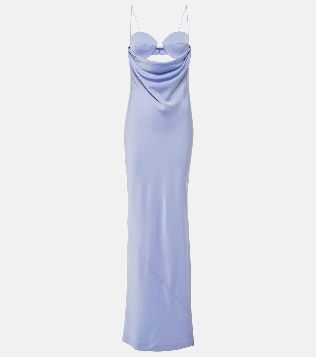 Alex Perry - Cutout draped satin crêpe gown