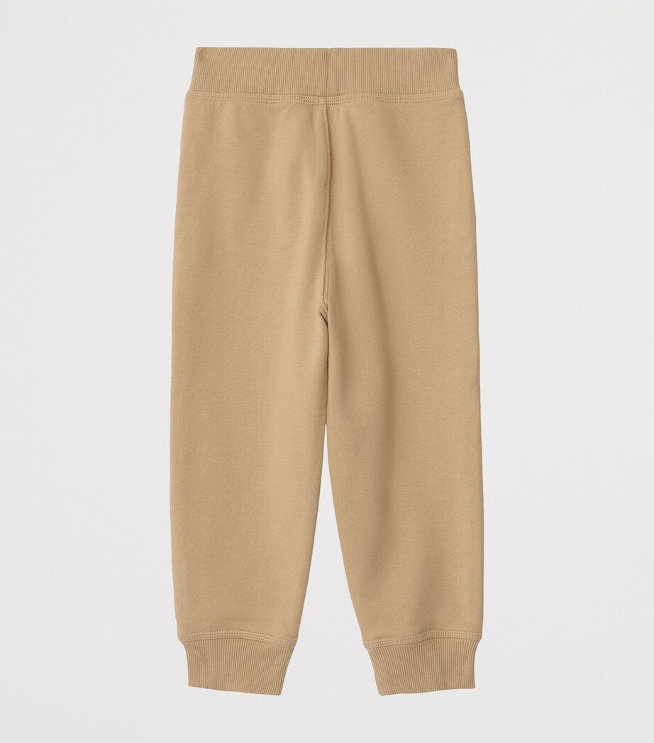 Burberry Kids Cotton Check-Trim Sweatpants (3-12 Years)