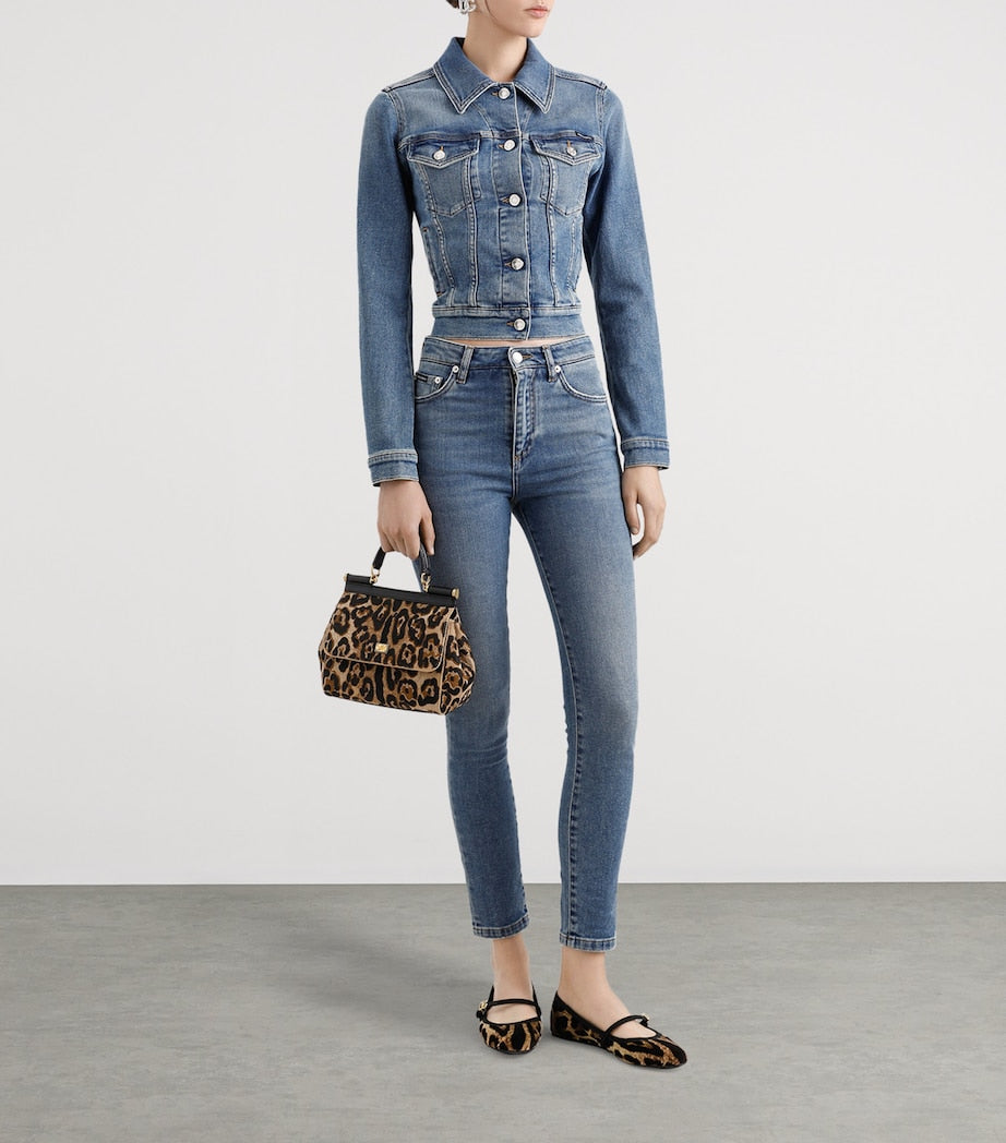 Multi Cropped Denim Jacket