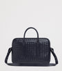 Leather Intrecciato Getaway Briefcase