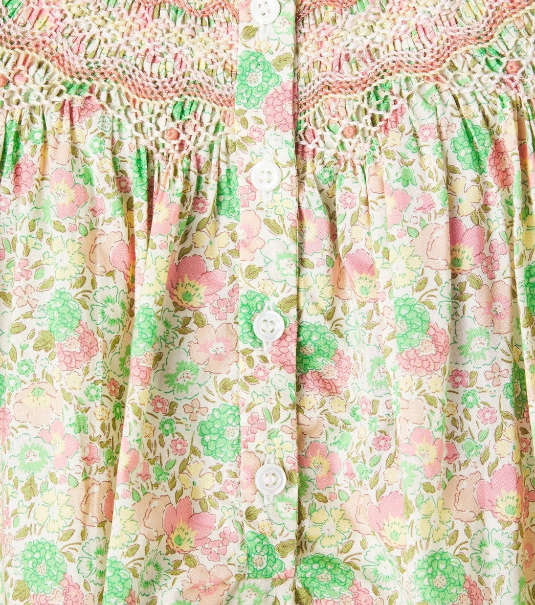 Bonpoint - Jarah floral smocked cotton dress