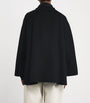 MAX&Co. Black Virgin Wool A-Line Coat