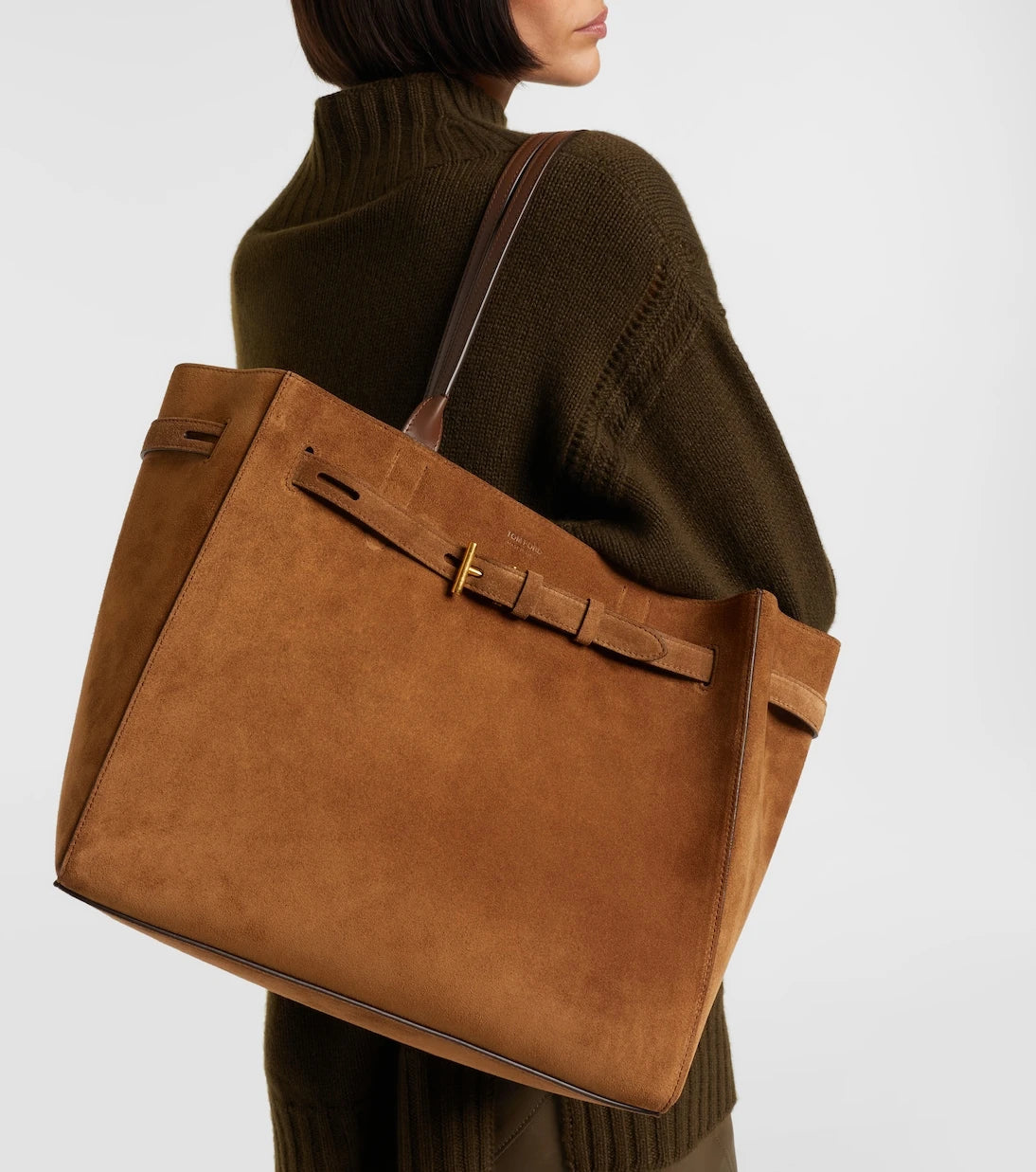 Tom Ford - Audrey Medium suede tote bag