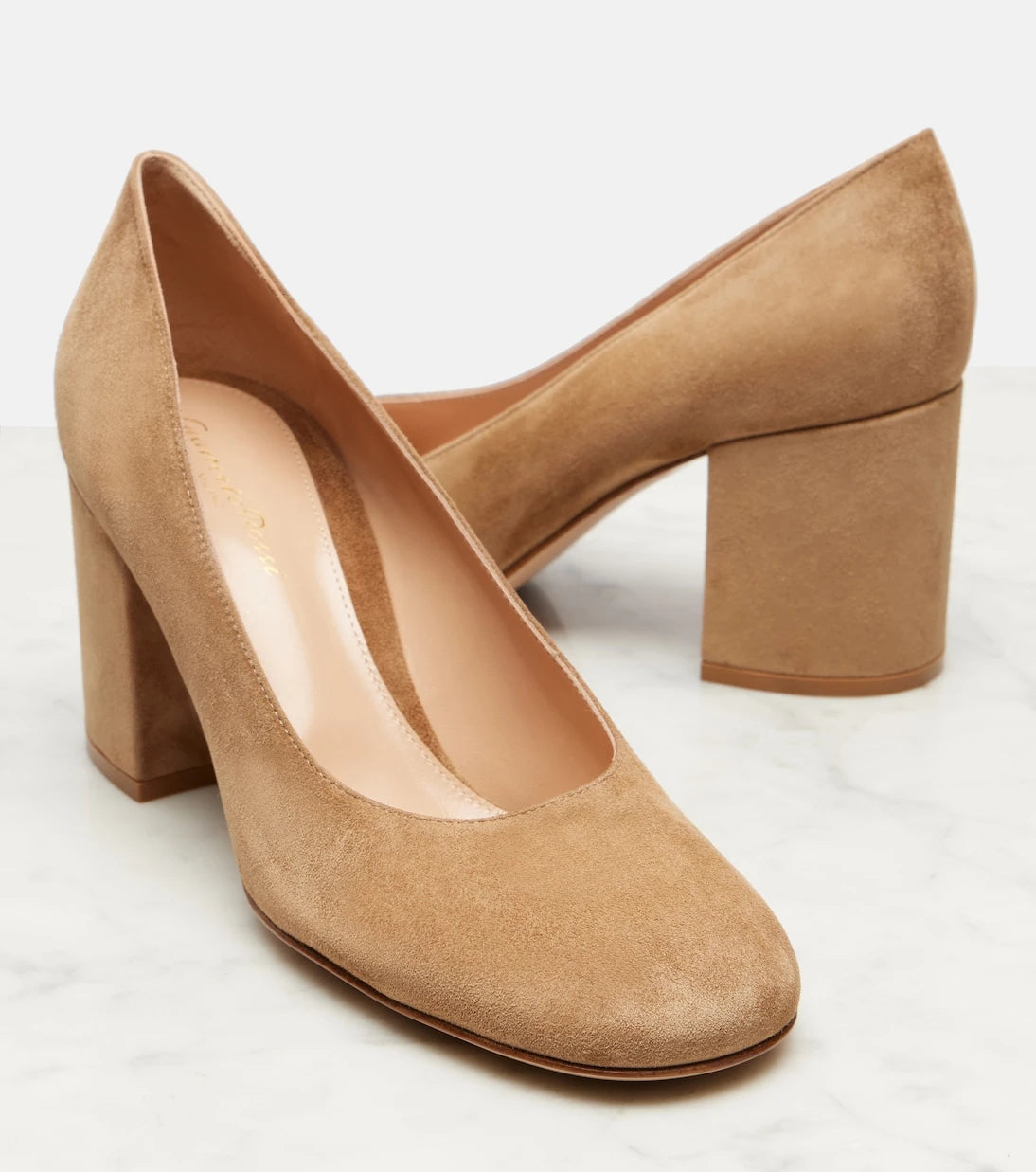 Gianvito Rossi - Joelle suede pumps