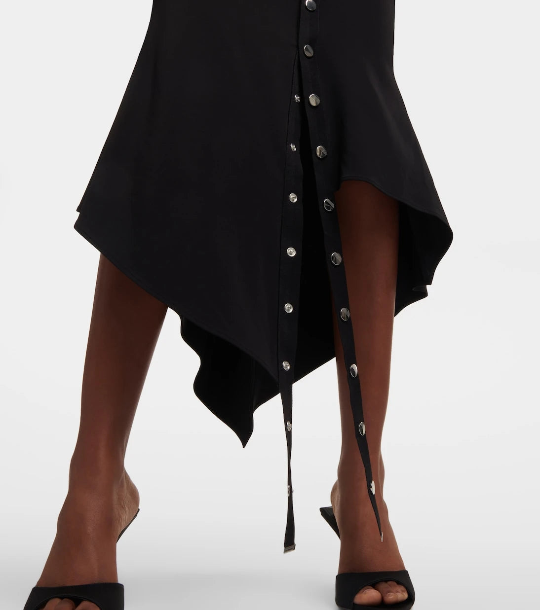 The Attico - Asymmetric midi dress