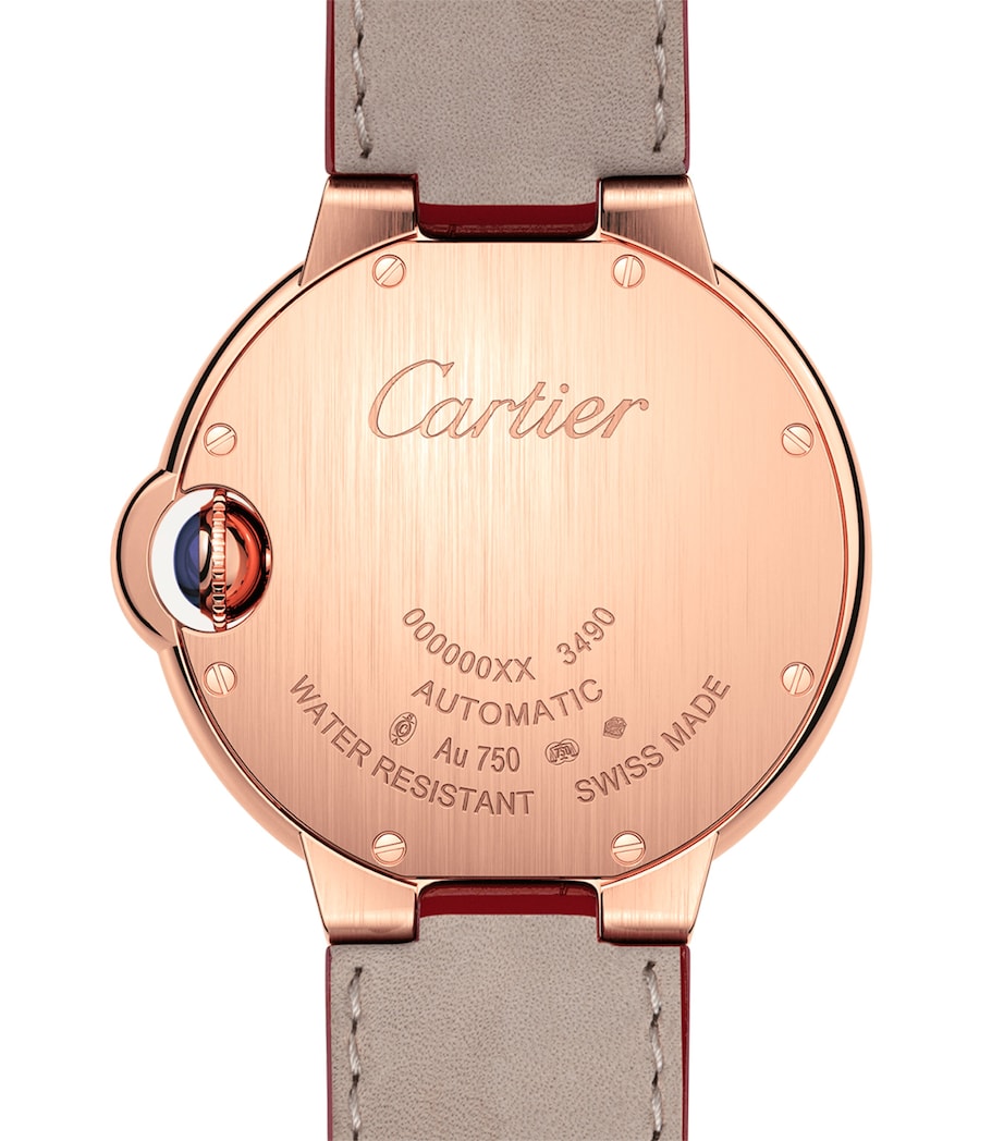 Rose Gold and Diamond Ballon Bleu de Cartier Watch 33mm