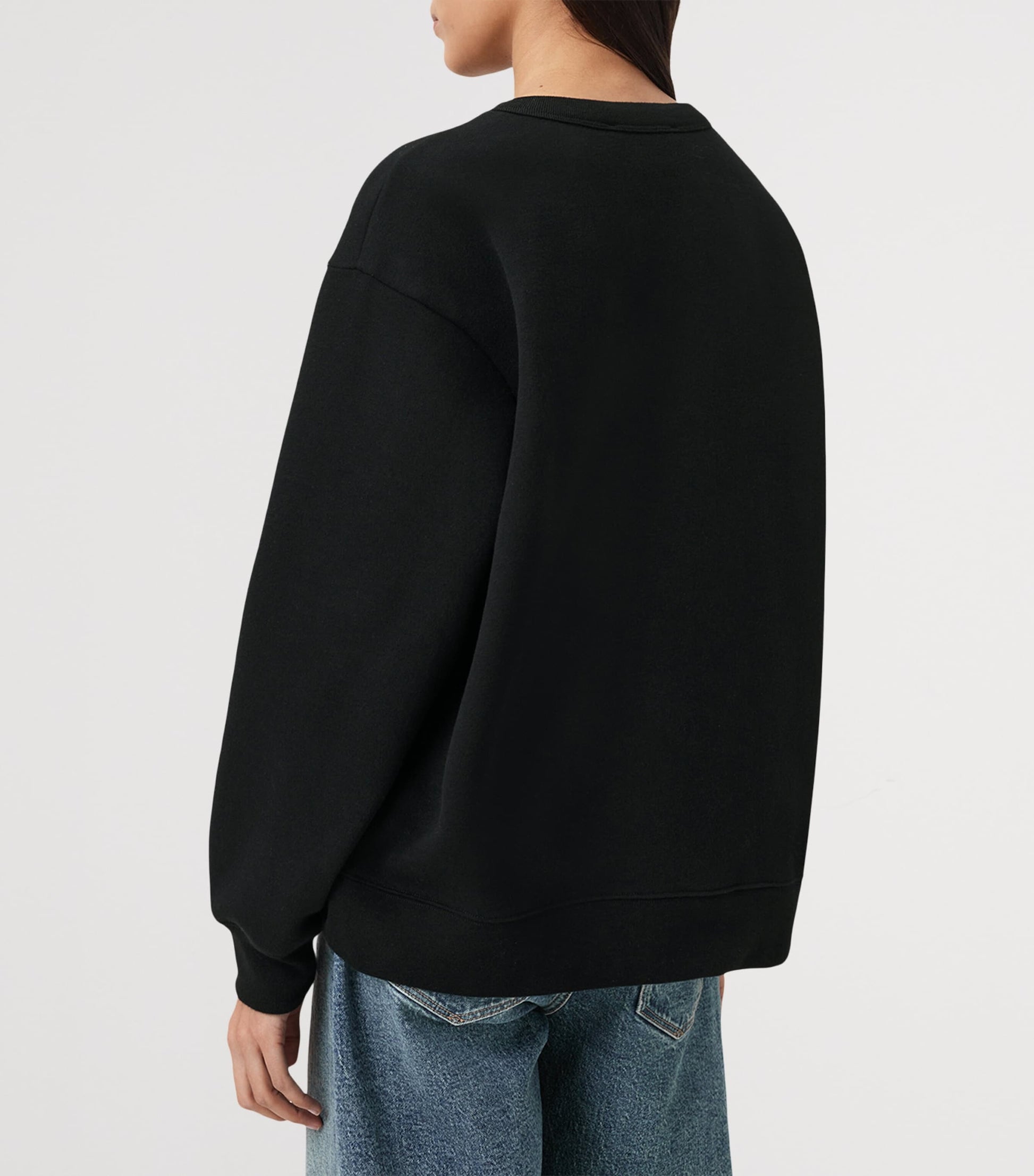 Organic Cotton Piper Sweatshirt BLACK