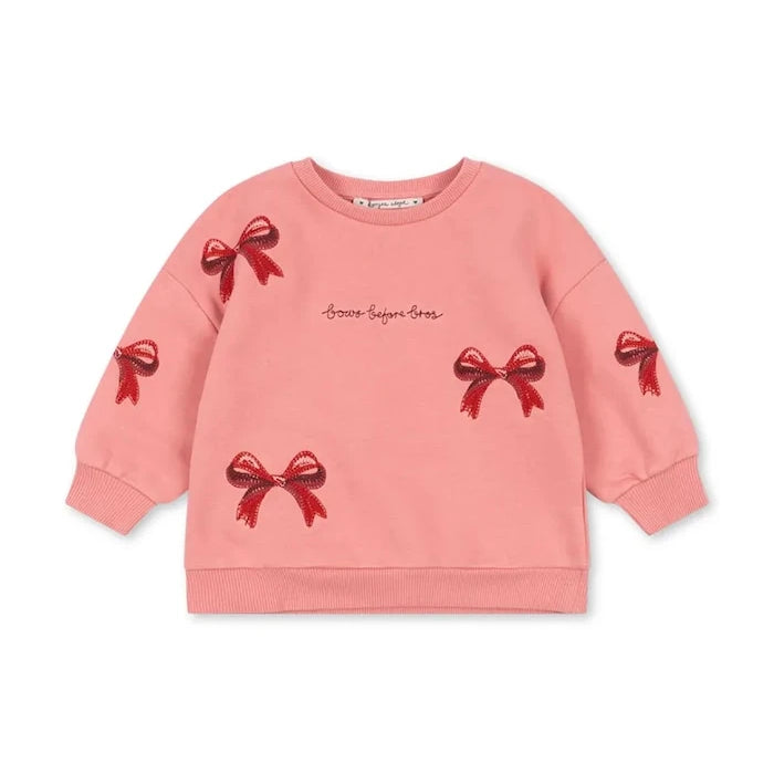 Детски суичър Konges Sløjd LOU BOW SWEAT SHIRT OCS