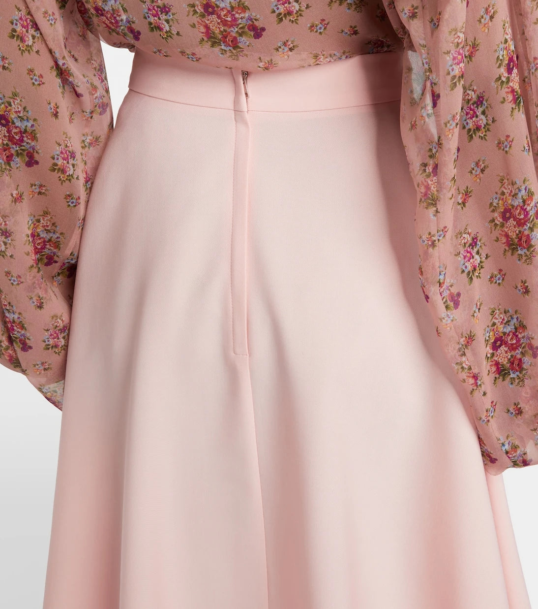 Dolce&Gabbana - تنورة ميدي من مزيج الصوف