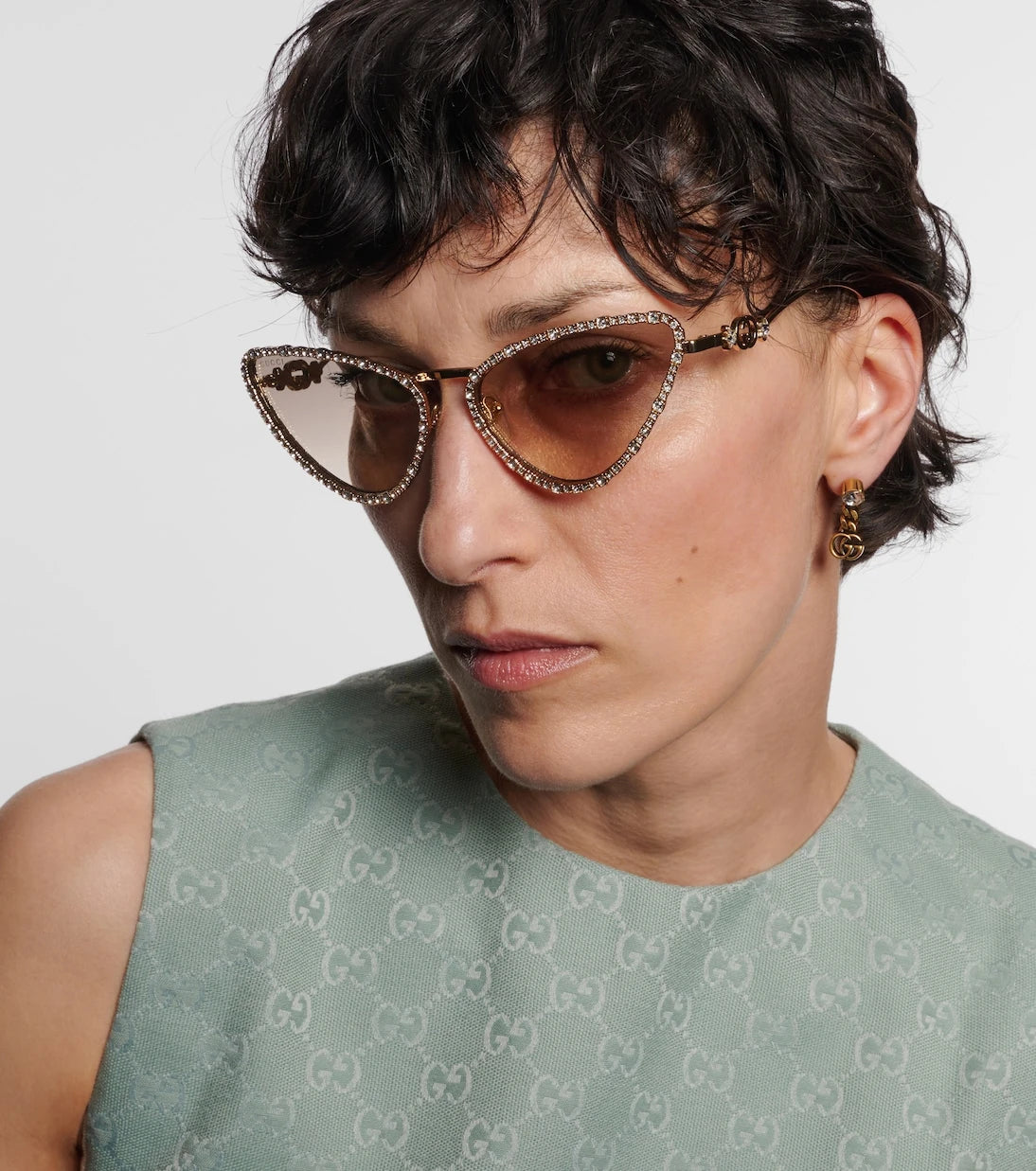 Gucci - Interlocking G cat-eye sunglasses