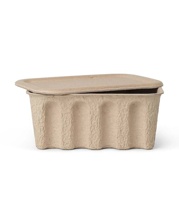 ferm LIVING Paper Pulp Box Saklama Kutusu (2 adet)