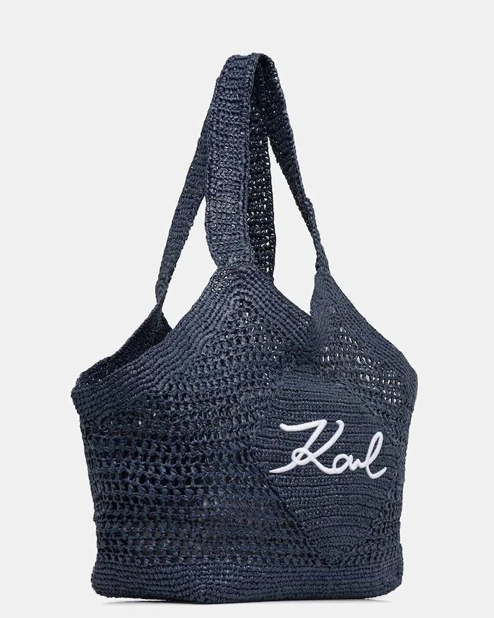 Karl Lagerfeld örme materyalden kadın tote çanta K/SIGNATURE