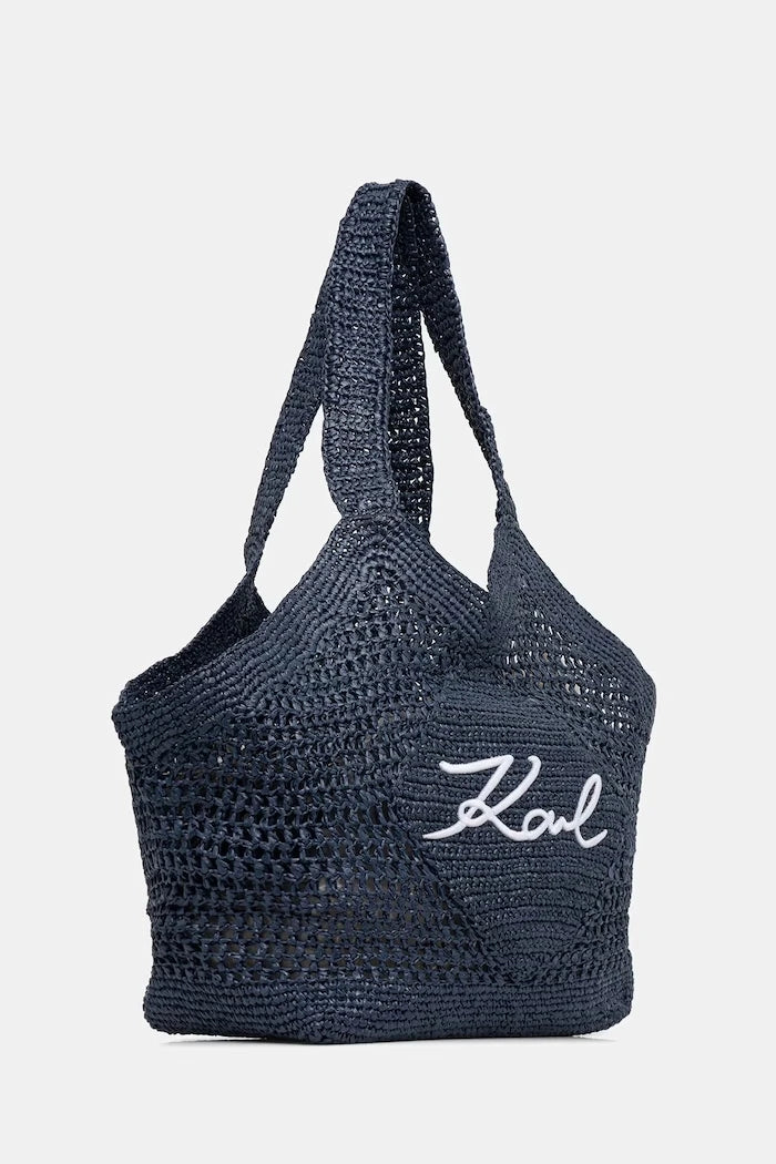 Karl Lagerfeld örme materyalden kadın tote çanta K/SIGNATURE