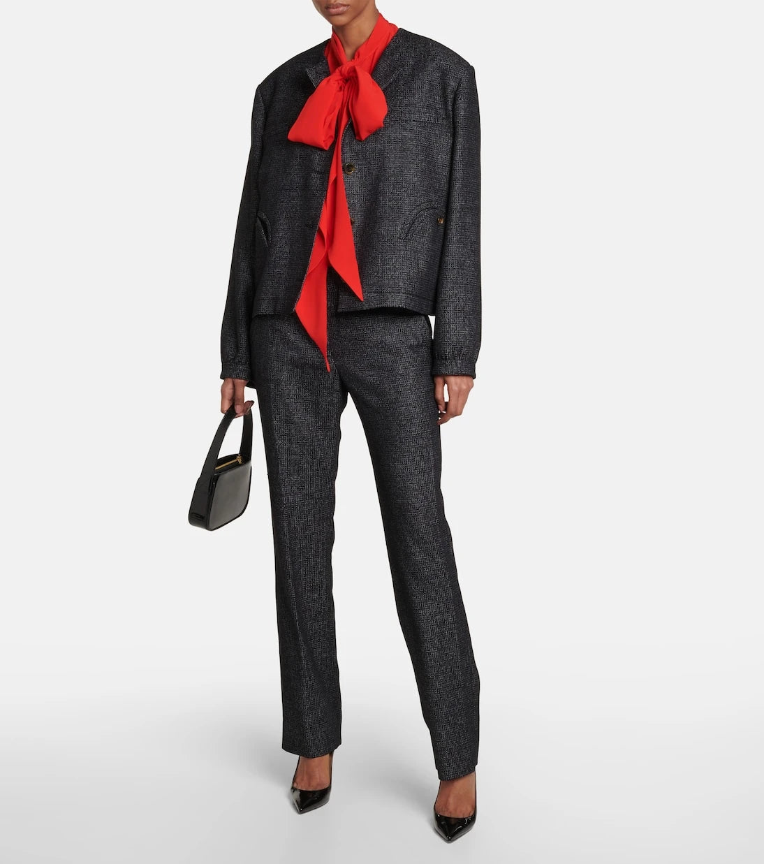 Blazé Milano - Percheron high-rise wool-blend pants