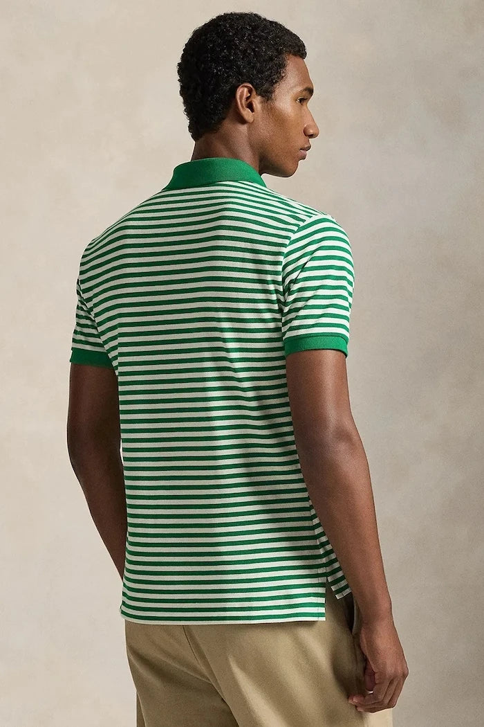 Памучна тениска с яка Polo Ralph Lauren