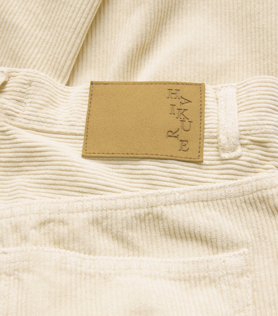 Haikure Beige Cotton Corduroy Bonnie Trousers