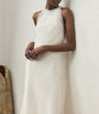 Ralph Lauren Collection White Mulberry Silk Zachary Dress