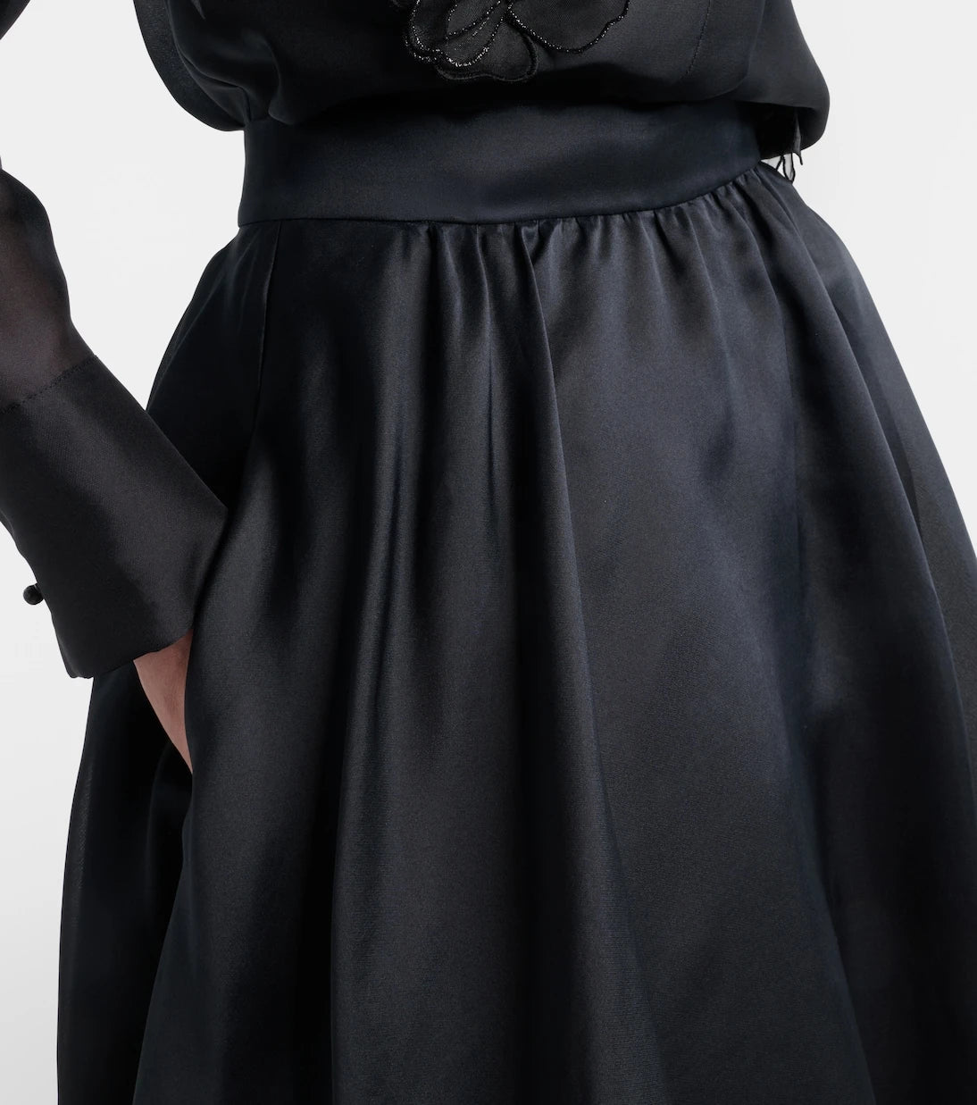 Max Mara - Calle silk midi skirt