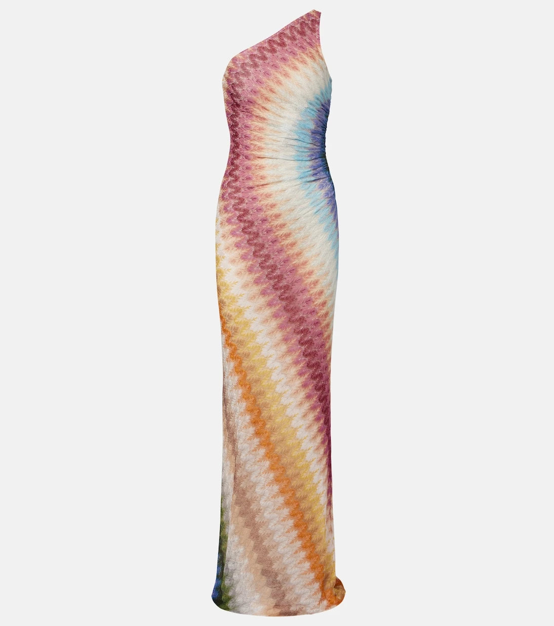Missoni - One-shoulder gathered maxi dress