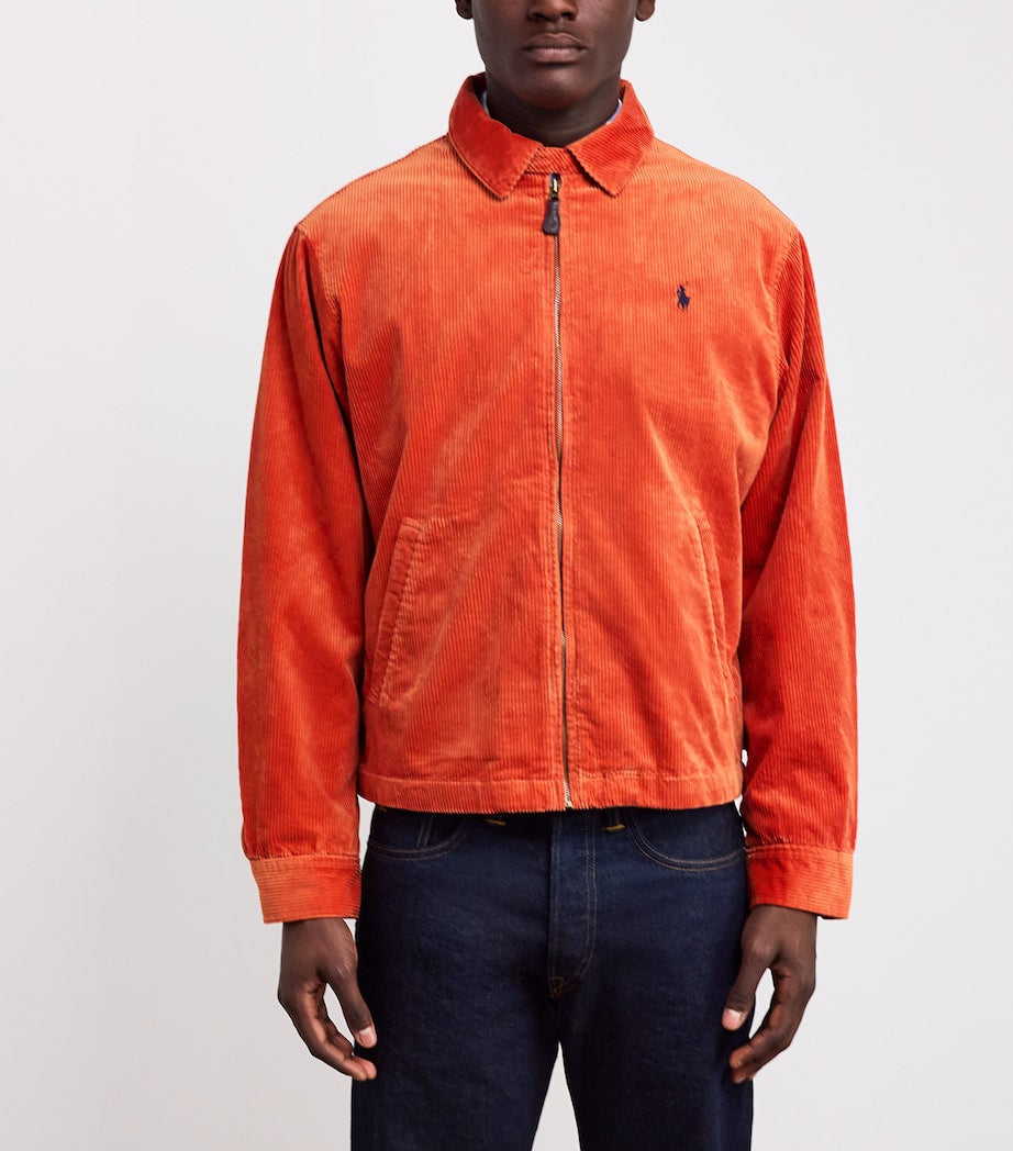 Polo Ralph Lauren Orange Cotton Corduroy Wynton Jacket