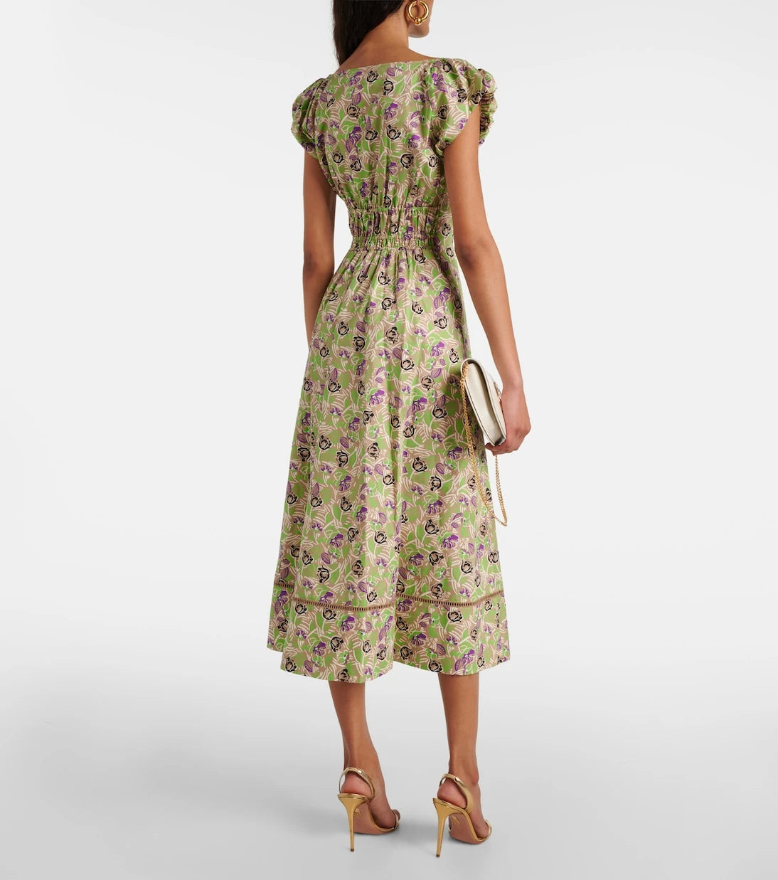 Tory Burch - Floral cotton midi dress