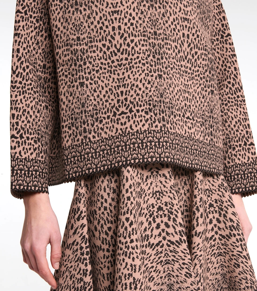 Alaïa - Leopard-jacquard sweater