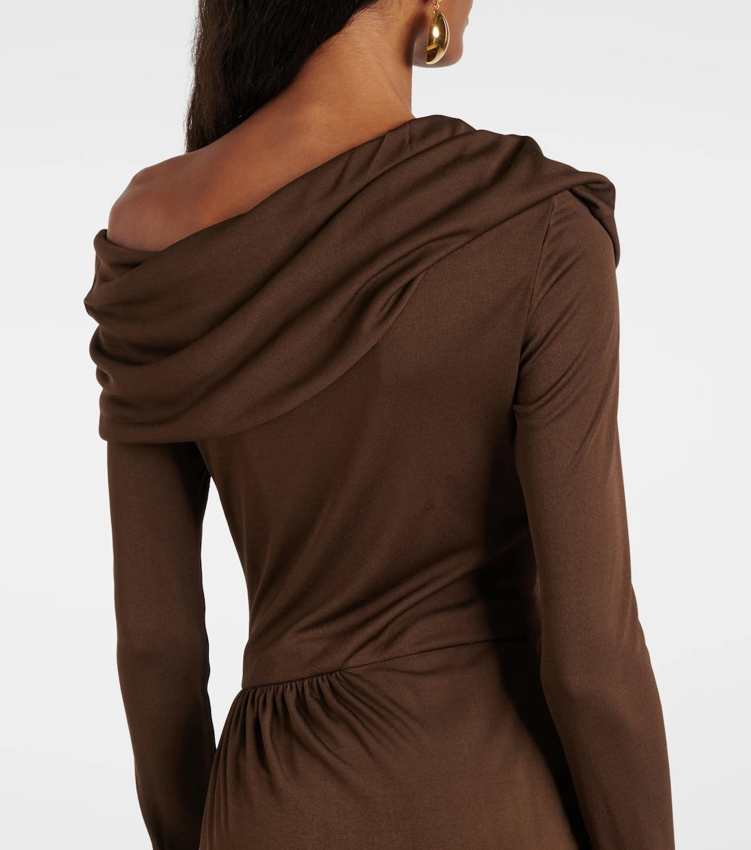Oscar de la Renta - فستان جيرسيه مكشوف الأكتاف