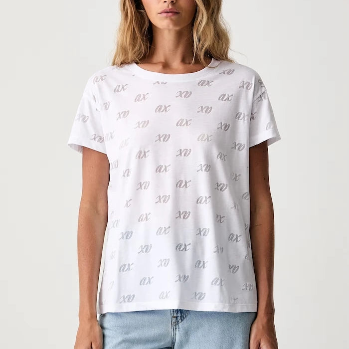 Armani Exchange pamuklu kadın tişört