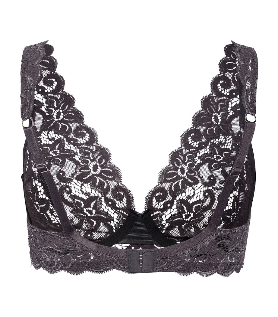 Hanro Black Lace Moments Soft Cup Bra