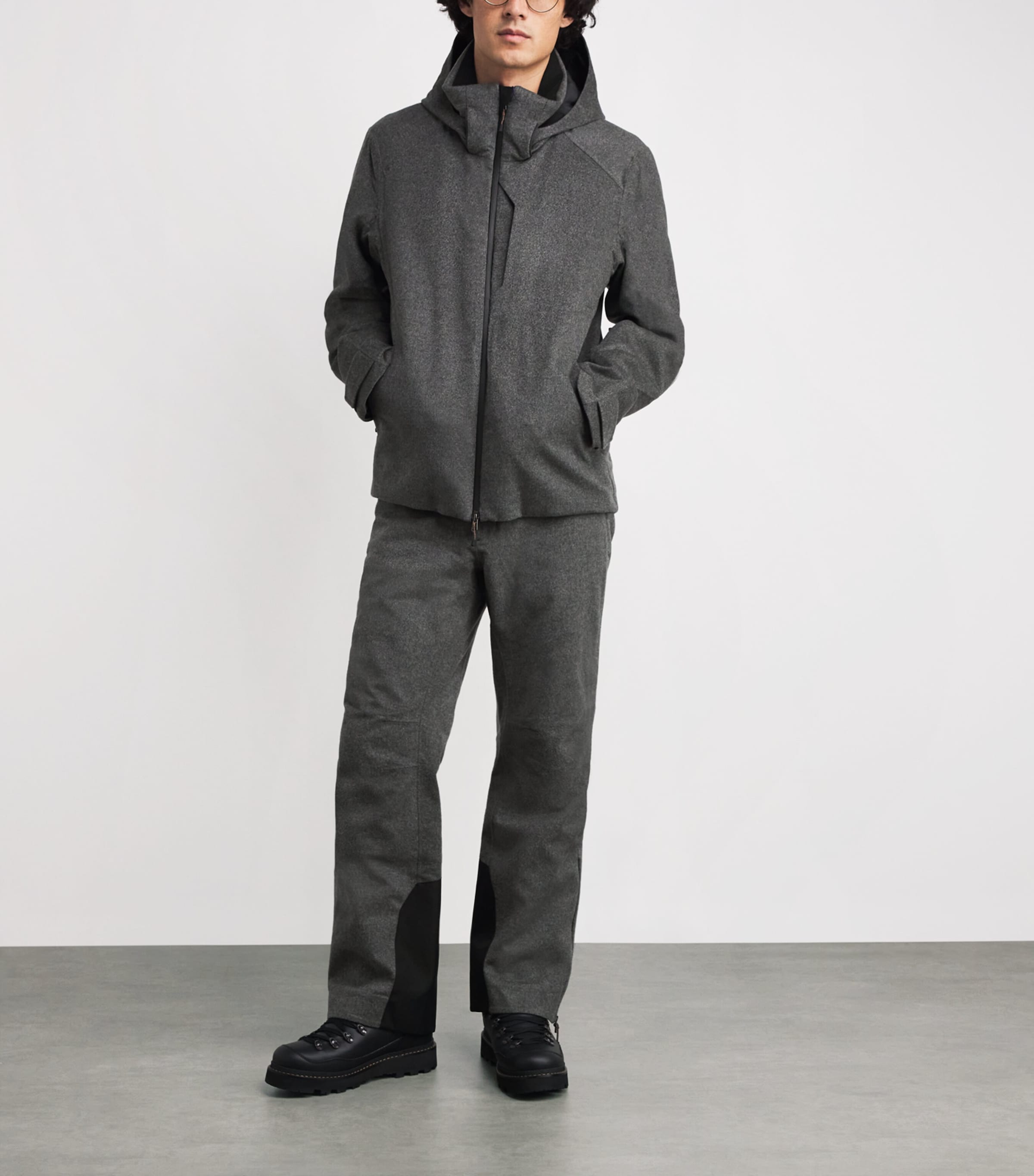 Sease Grey Cashmere Indren Ski Trousers