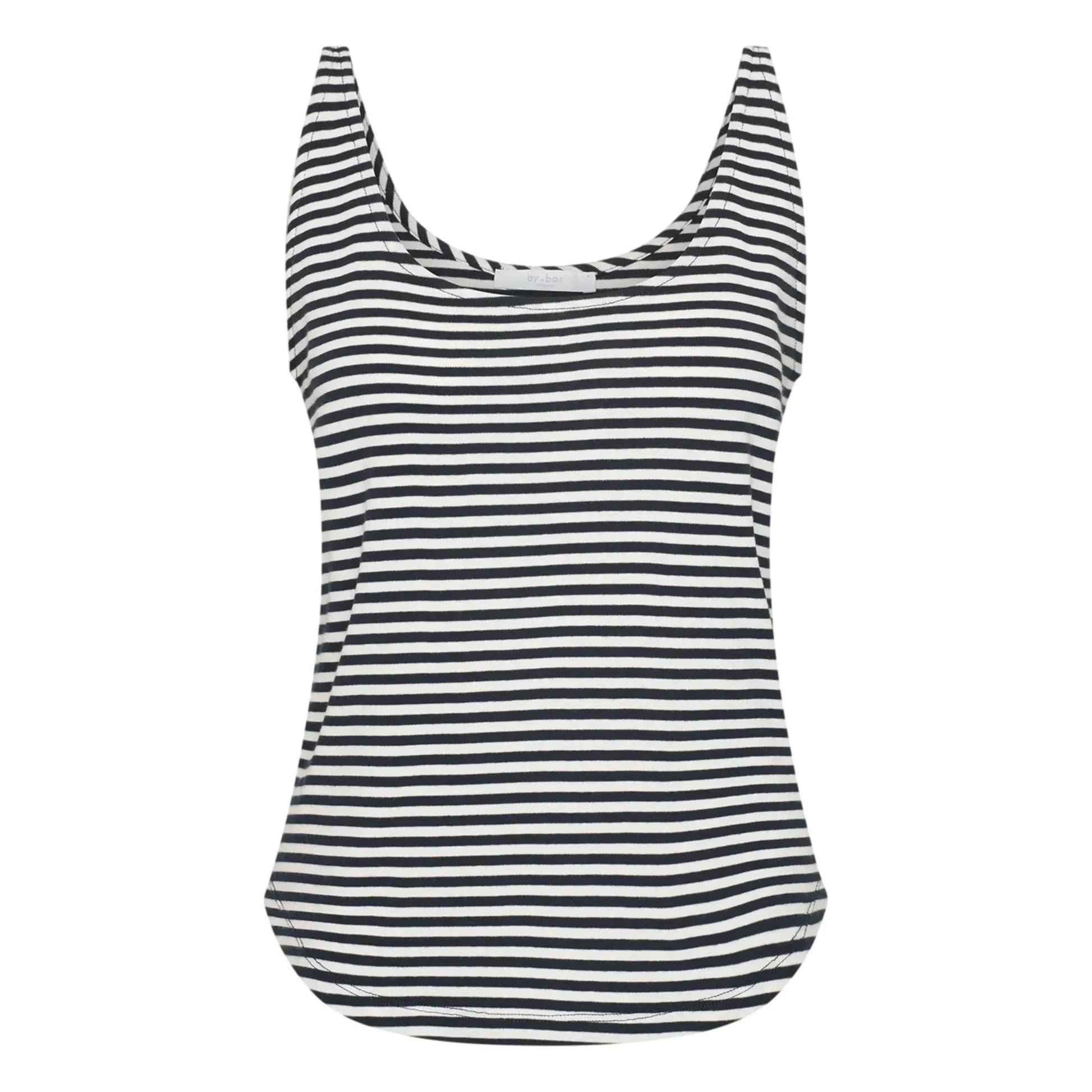 By Bar - Cotton Stripes Tank Top | Midnight blue