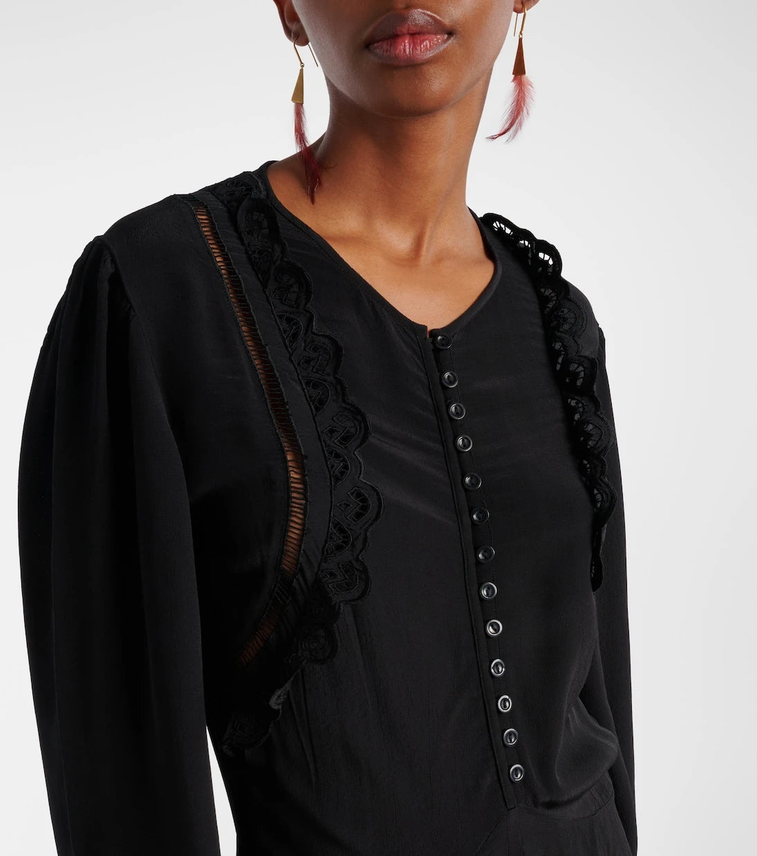 Isabel Marant - Faustina broderie anglaise maxi dress