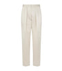 Cotton-Mulberry Silk Trousers