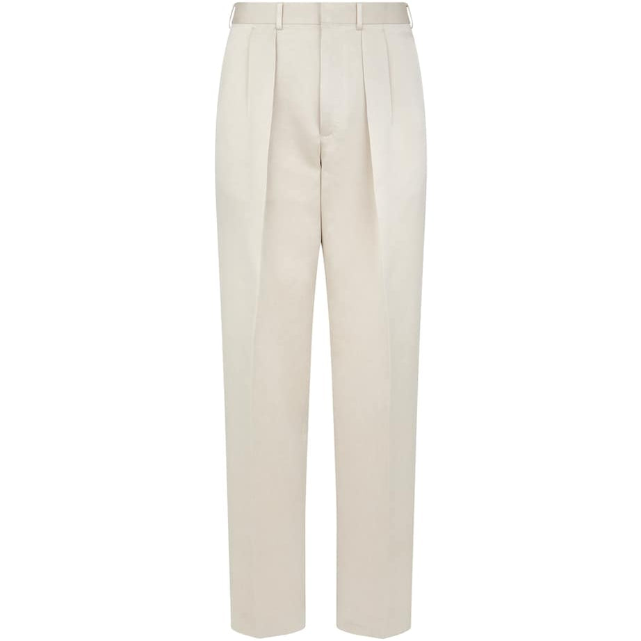 Cotton-Mulberry Silk Trousers