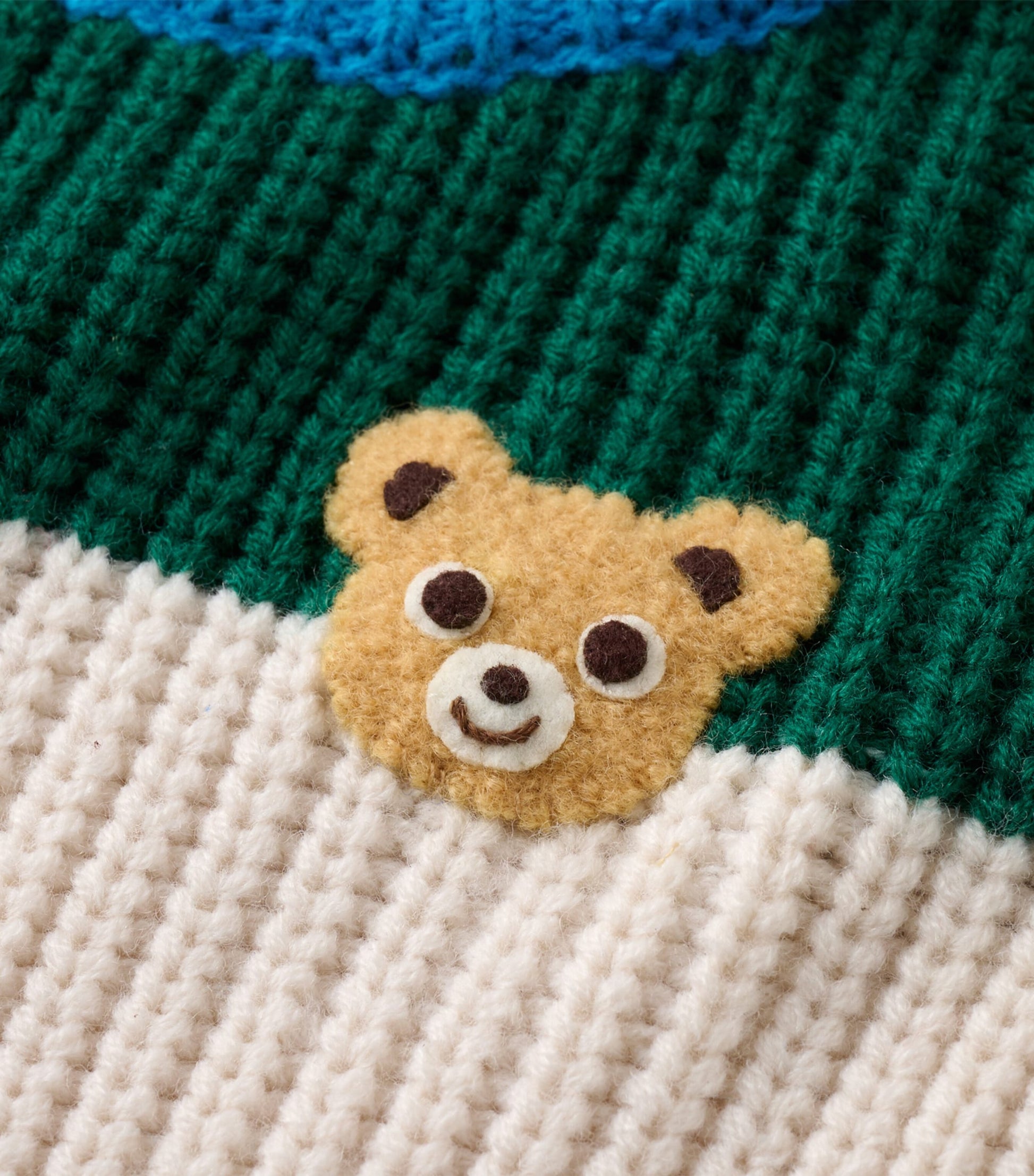 Colour-Block Teddy Sweater (2-7 Years)