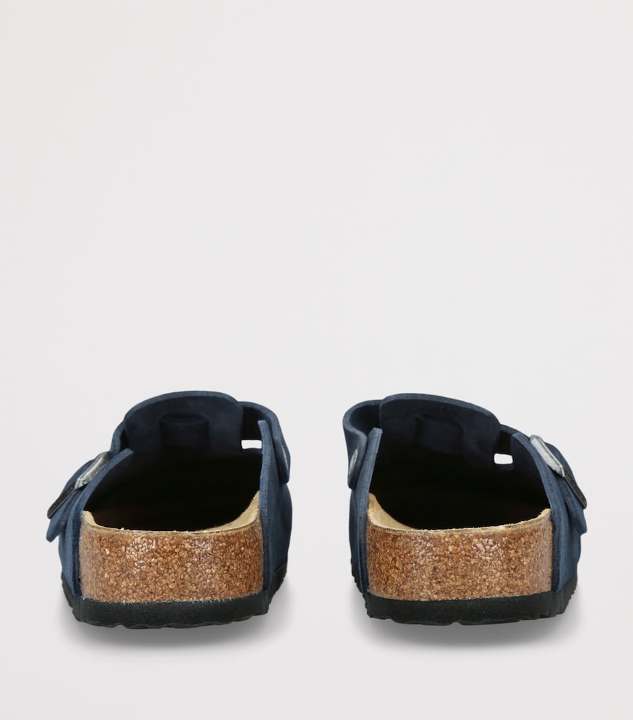 Suede Boston Clogs